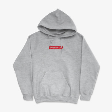 Remove before flight middle - Hoodie - Planes & Runways